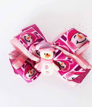 Rossy's Art & Crafts Pink Snowman